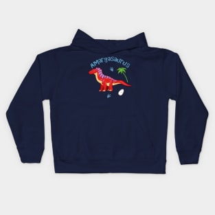 Cute Amargasaurus Kids Hoodie